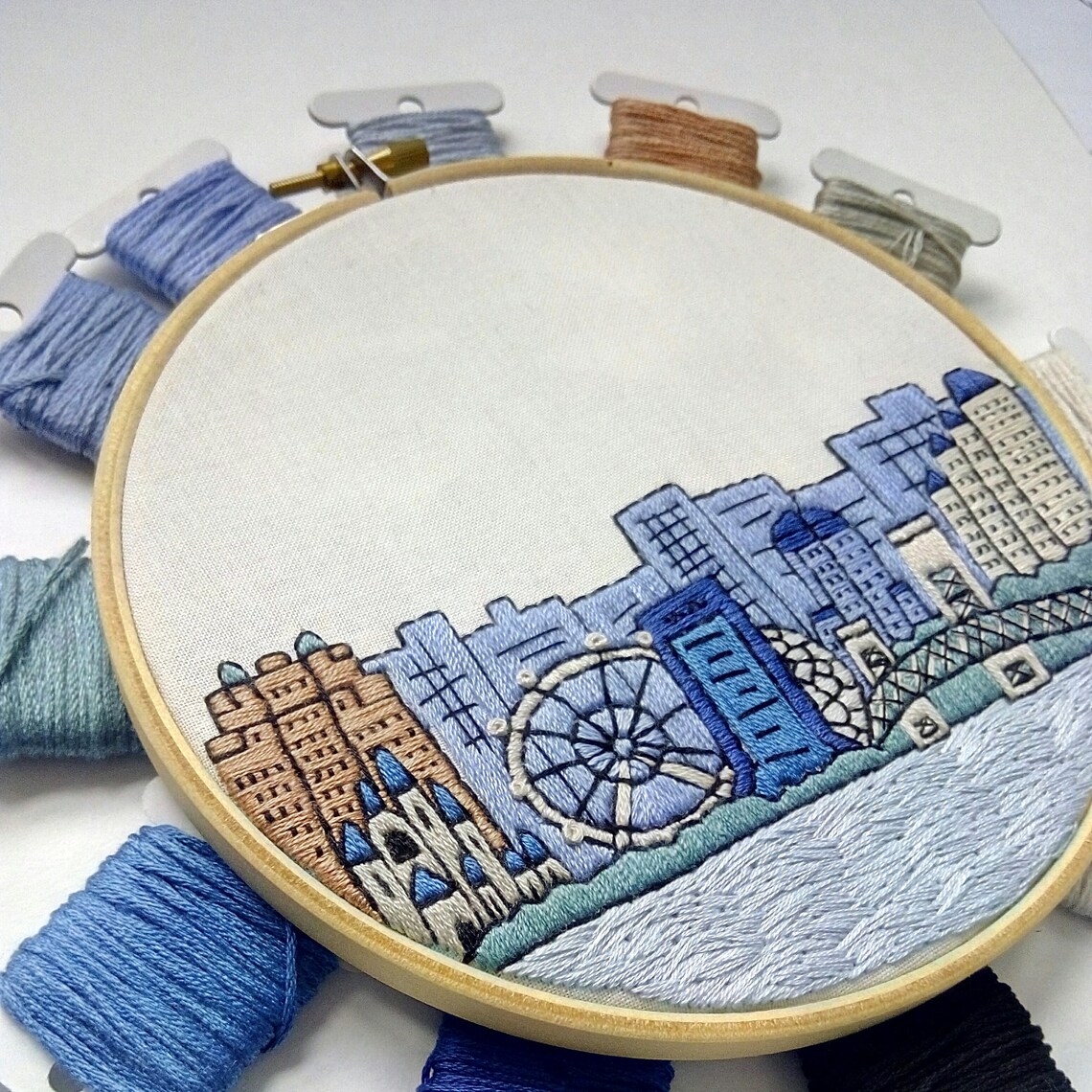 Orlando FL United States. Hand Embroidery pattern PDF. DIY Etsy