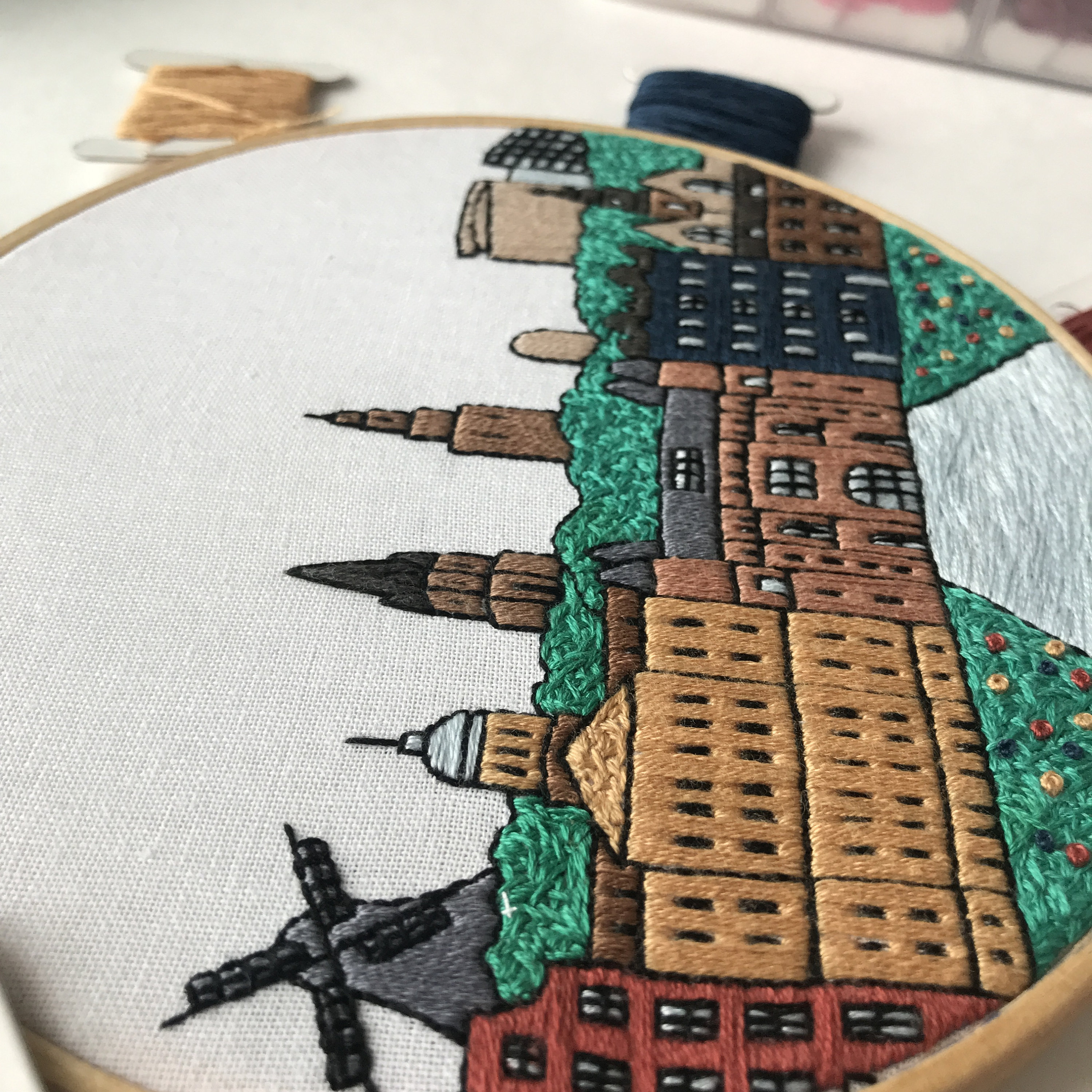 Amsterdam netherlands hand embroidery sybju pdf diy  etsy mxico Amsterdam netherlands hand embroidery sybju pdf diy  etsy mxico