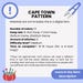 Cape Town, South Africa. Hand Embroidery Pattern PDF. DIY Embroidery ...