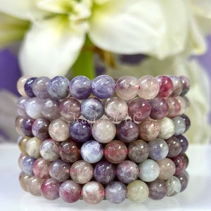 Wholesale 6 Pcs Natural Unicorn Stone Bracelet 8mm 7.5” Healing Energy Crystal