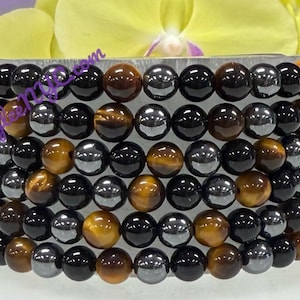 Wholesale 6 Pcs Protection Crystal Healing 6mm 7.5” Crystal Bracelet