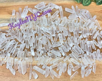 Wholesale Lot 1 Lb Natural Lemurian Quartz small Wand Raw Crystal Nice Quality