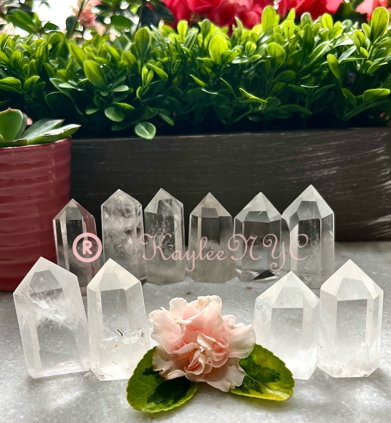 Wholesale Lot 1 Lb Natural Clear Quartz Obelisk Tower Point Crystal Energy image 3