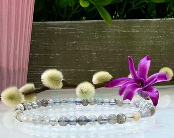 Großhandel Lot 6 Stück Natürliche Larvikit 6 Mm 7,5 ''Kristall