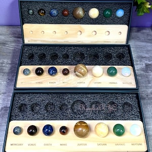 Wholesale Lot 3 boxes Natural Crystal Solar System Set Healing Energy