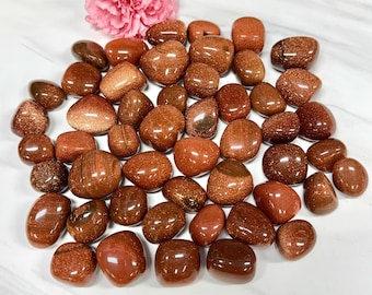 2 livres d'énergie de guérison cristalline Goldstone Tumble