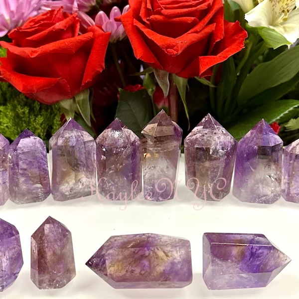 Wholesale Lot 1 lb Natural Ametrine Tower Obelisk Point Wand Crystal Energy Healing