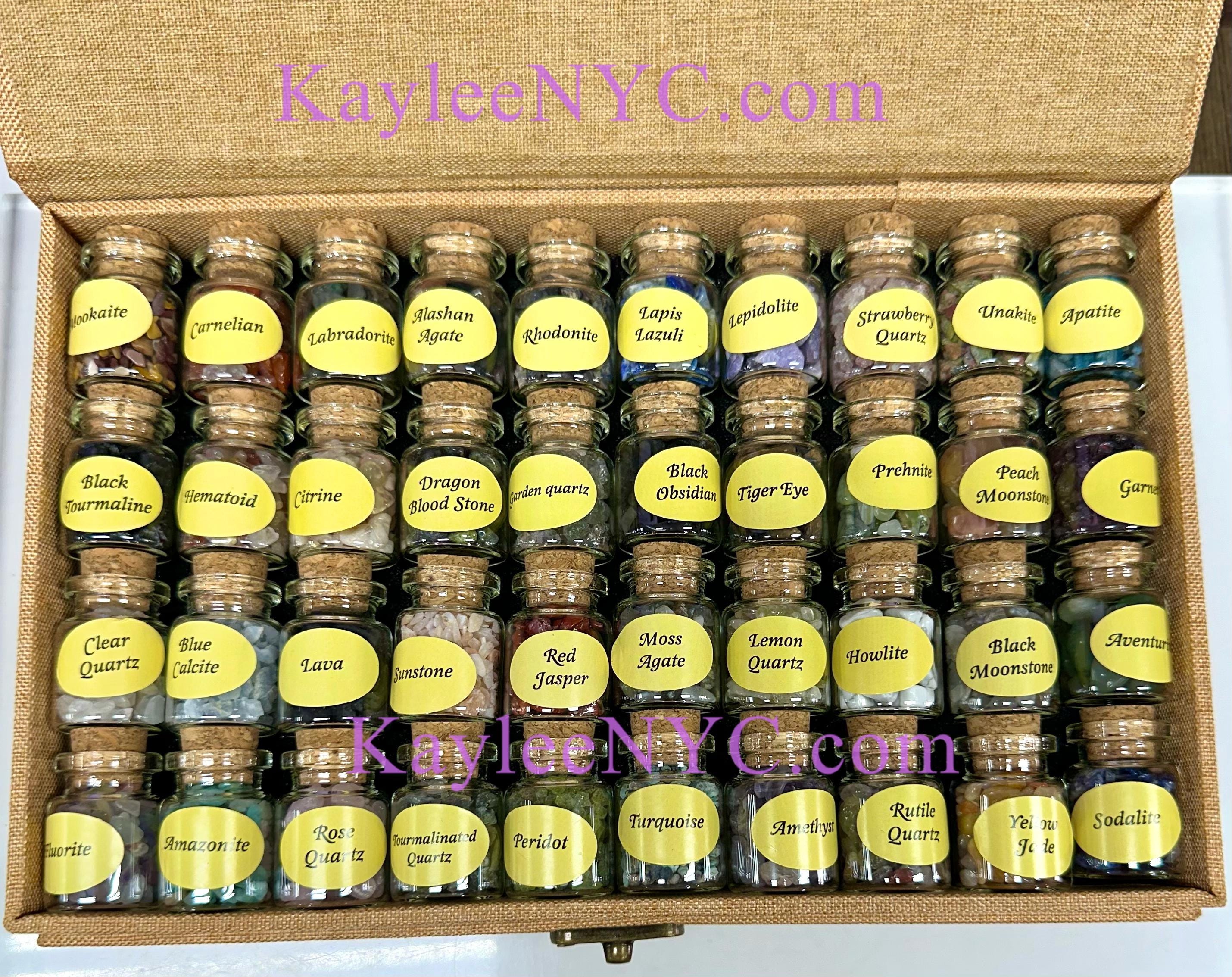 Wholesale Lot 3 Cases Natural Mini Bottles Chip Crystal Set
