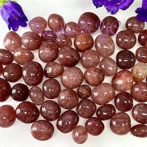 Wholesale Lot 2 Lbs Natural Strawberry Quartz Tumble Healing Energy Nice Quality