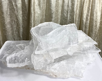 Wholesale Lot 5 Lbs Natural Selenite Crystal Raw Nice Quality Healing Energy