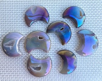Wholesale Lot 1 lb Angel Aura Agate Moon Crystal Healing Energy