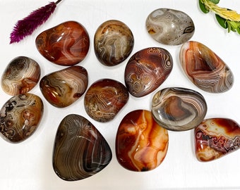Wholesale 2 Lb Lot Natural Sardonyx Palm Stones Crystal Natural Energy