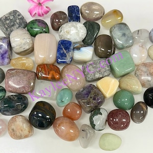 Wholesale Lot 2 lbs Natural Mixed Crystal Tumble Nice Quality Healing Energy