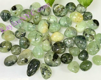 Wholesale Lot 2 Lbs Natural prehnite Tumble Healing Energy Nice Quality