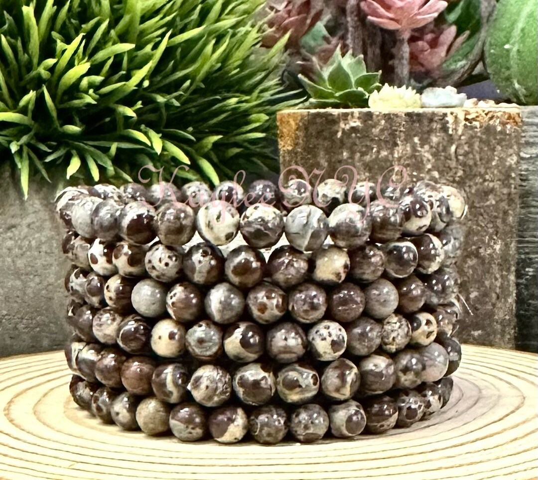 Wholesale 6 Pcs Natural Asteroid Jasper 6mm 7.5 Crystal Etsy