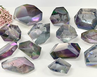 Wholesale Lot 2 lbs Tanzine Aura Quartz Freeform Polished Crystal Healing Energy