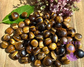 Wholesale Lot 2 lbs Natural Tiger Eye Tumble Crystal Nice Quality Healing Energy