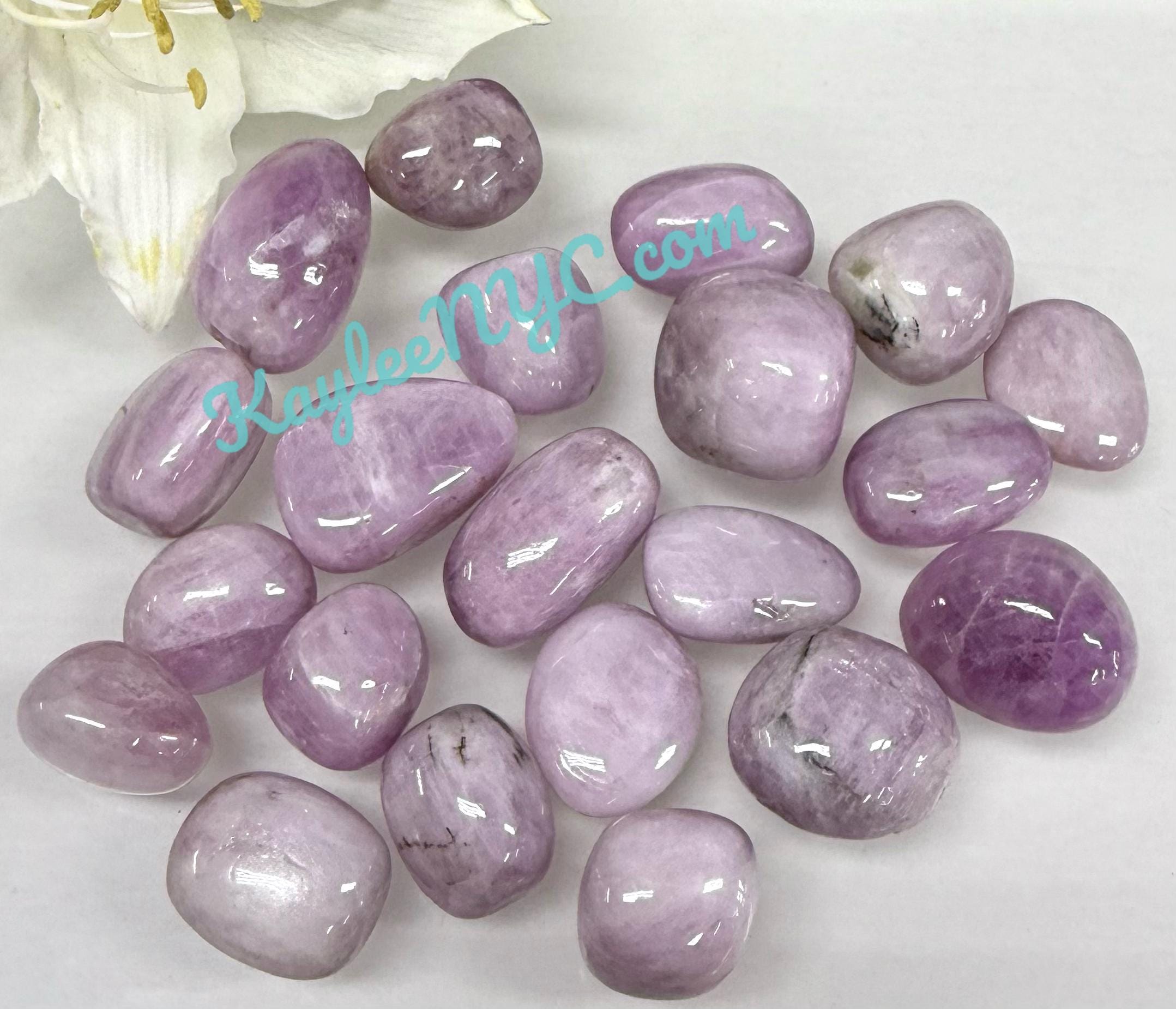Wholesale Lot 1 lb Natural Kunzite Tumble Healing Energy Nice Quality