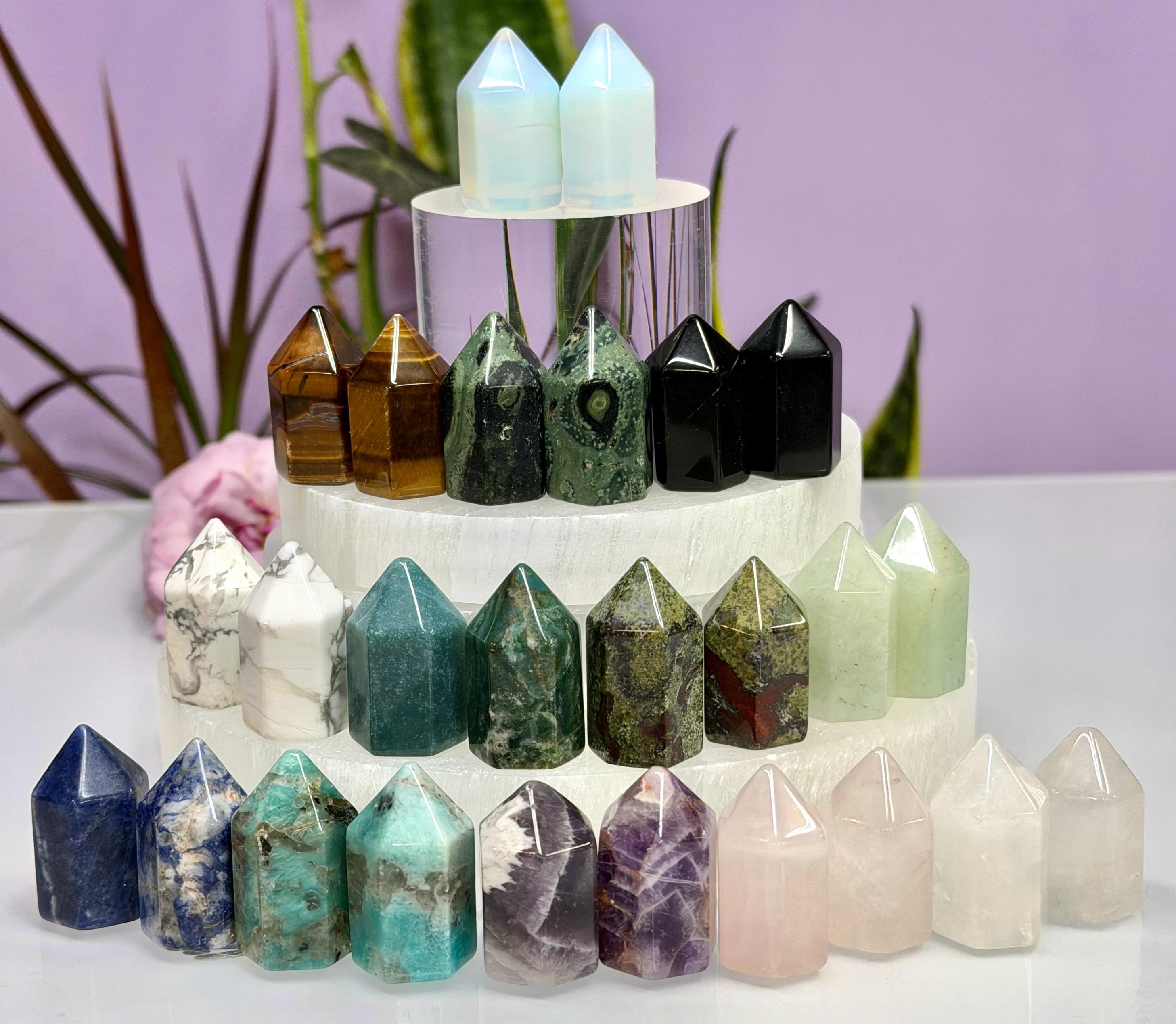 Mini Crystal Tower - Etsy