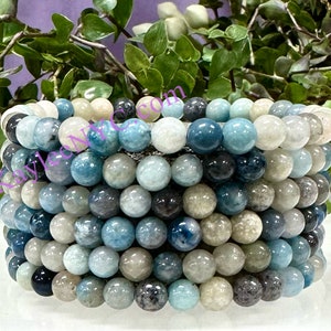 Wholesale lot 6 Pcs Natural Trolleite 5mm 7.5” Crystal Healing Stretch Bracelet