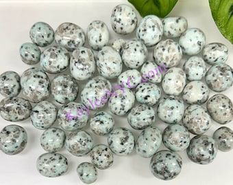 Wholesale Lot 2 lbs Natural Kiwi Jasper tumble Stone Nice Quality