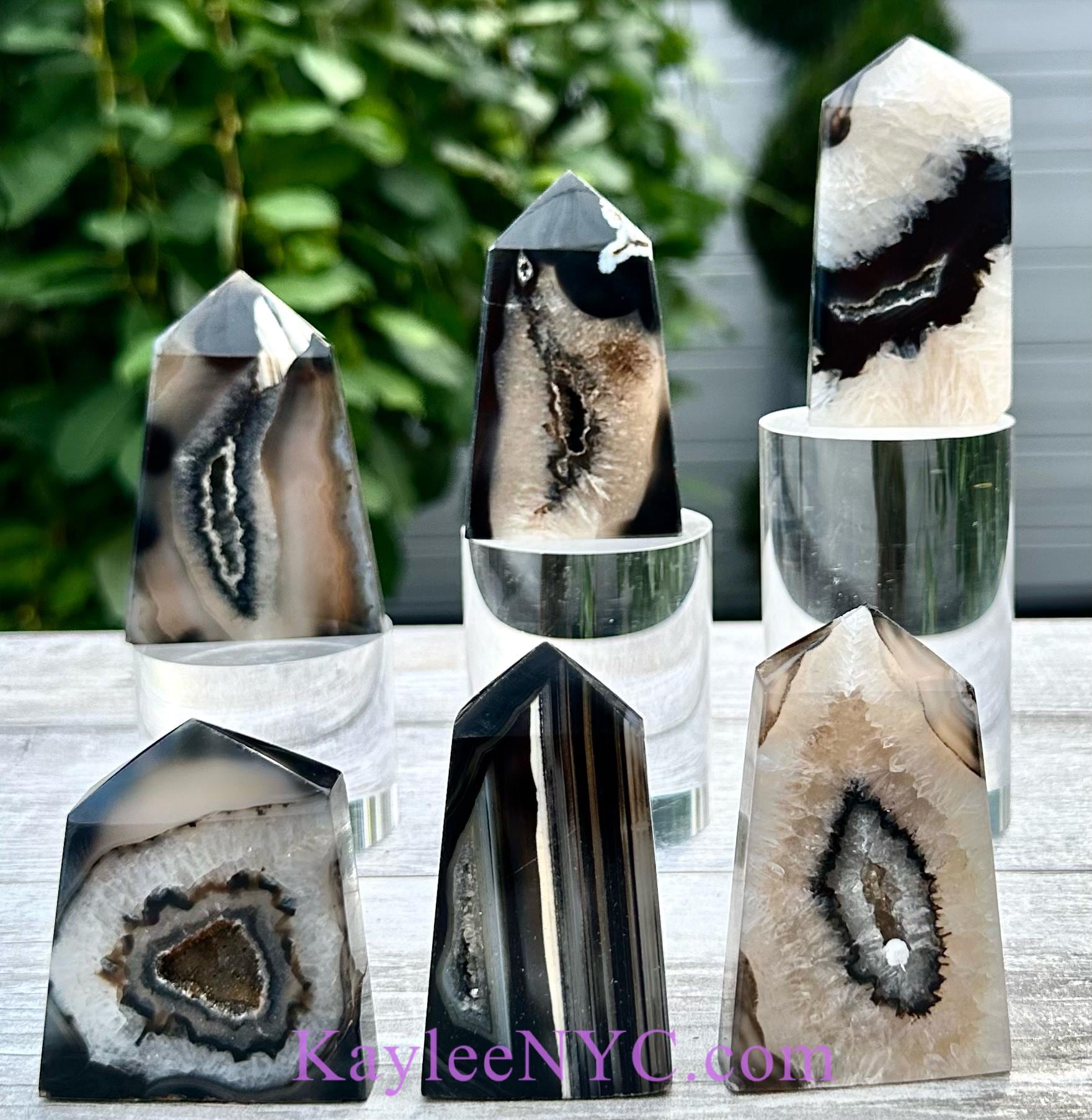Black agate tower - Etsy 日本