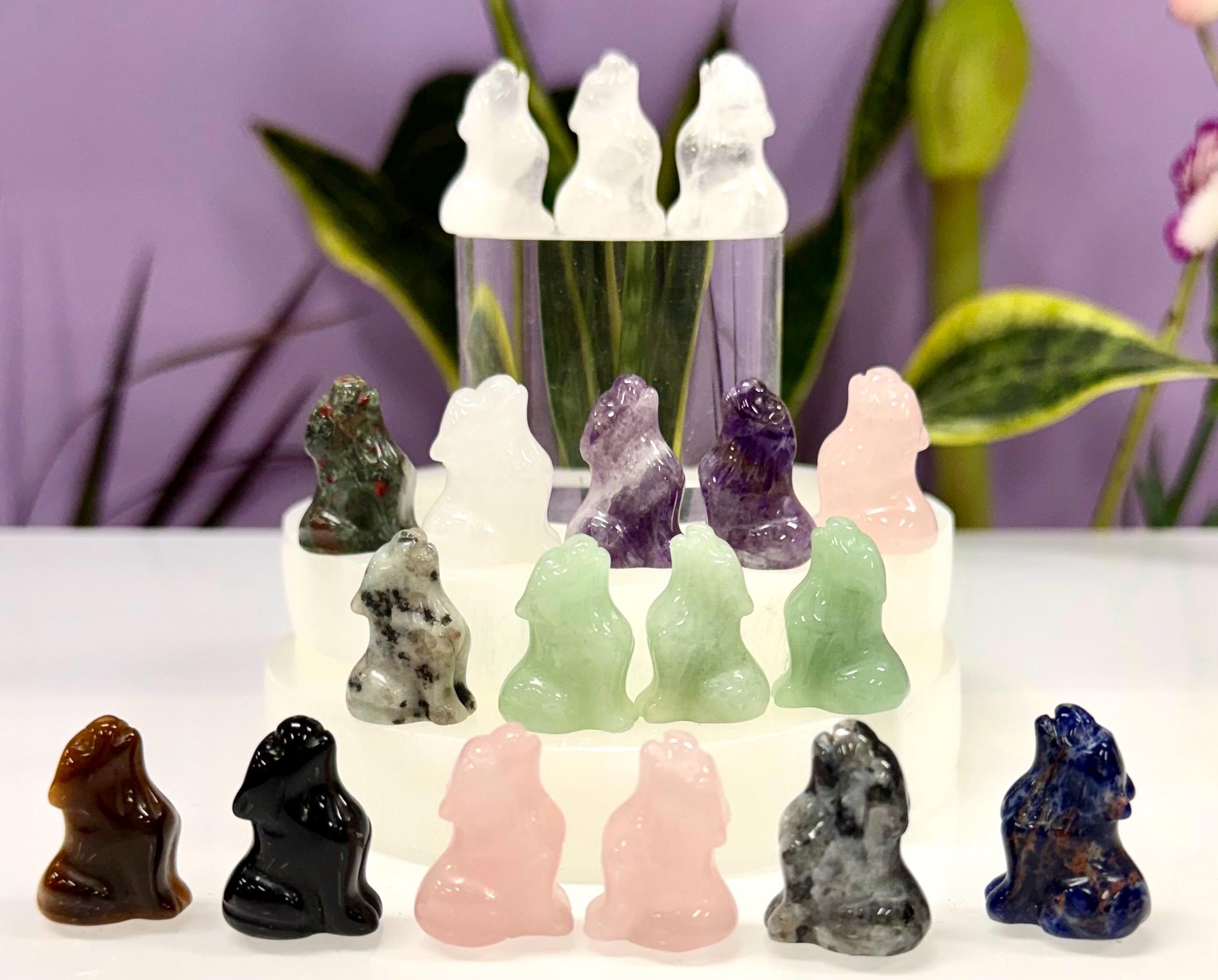 Wholesale Lot 18 Pcs 1” Mix Crystal Wolf Healing Energy - Etsy