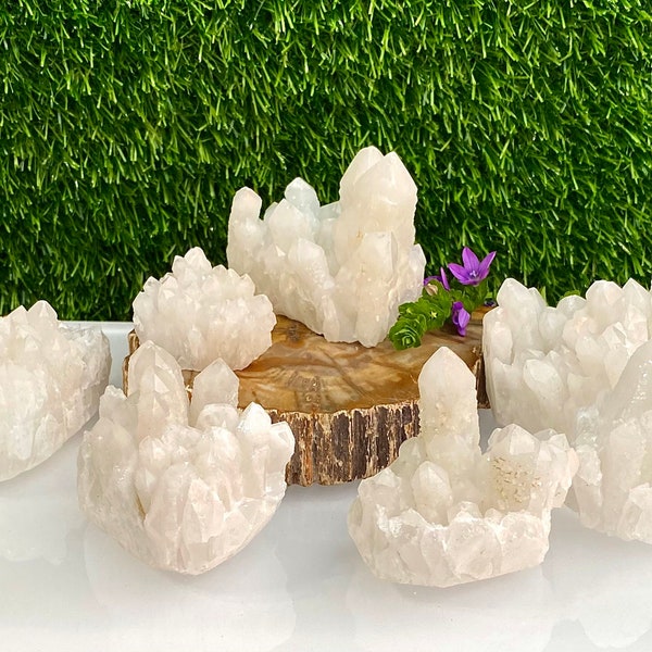 Wholesale Lot 2 Lbs Natural Spirit Quartz Cluster Healing Energy