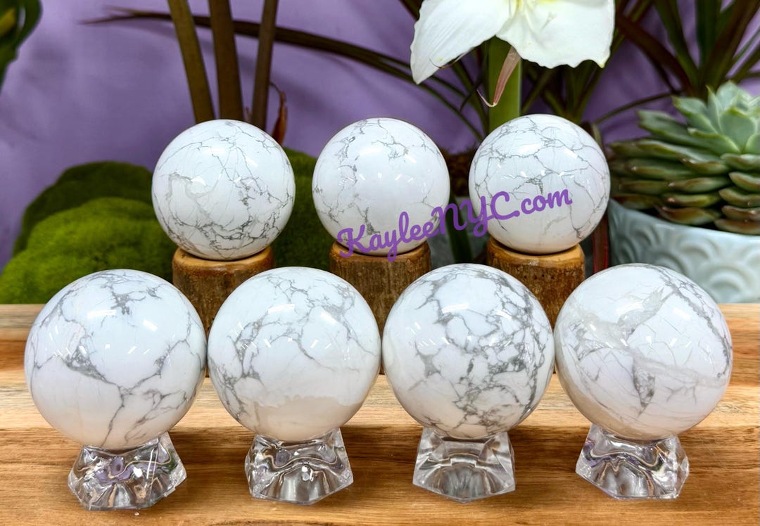 Wholesale Lot 7 Pcs Natural Howlite Sphere Crystal Balk 2.9-3lbs - Etsy