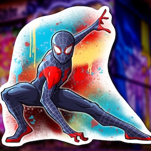 Spiderman Miles Morales Vinyl Sticker