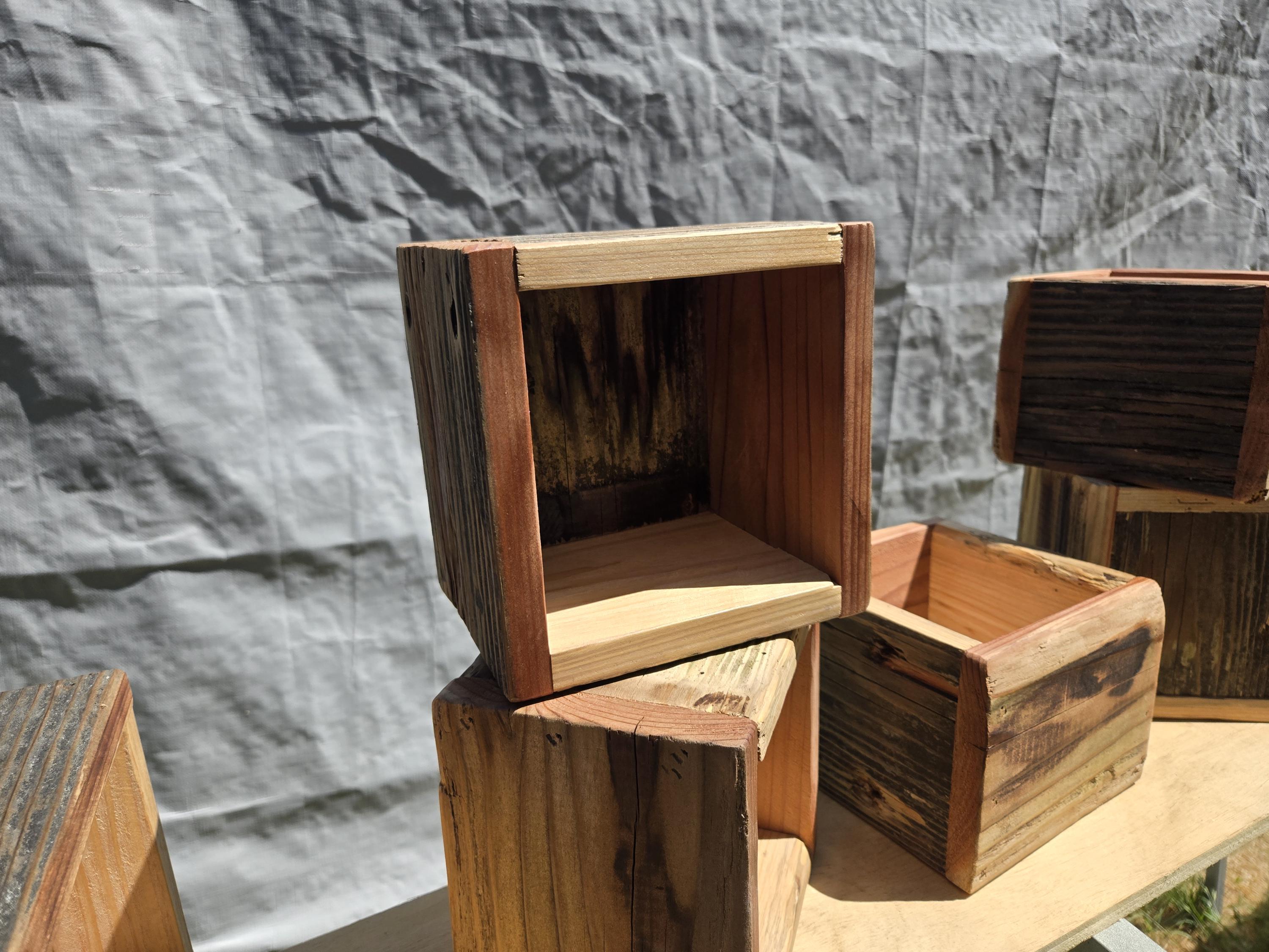 Repurposed Redwood Rustic Boxes: Vintage Style, All Occasions - Etsy