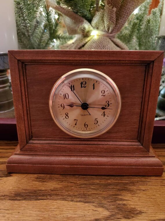 Mini Mantel Clock Mantel Clock Clock Etsy