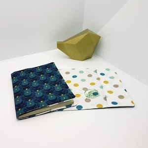 Paspoortetui, paspoortbeschermer, stoffen etui, paspoorthoesje voor heren, tieners en jongens. Vissen, kabelbaan, kevers, beren