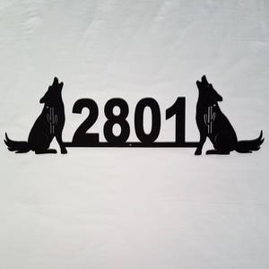 Coyote Cactus House Number HN27-1