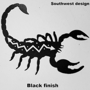 Scorpion Metal Wall Art Silhouette AN13A