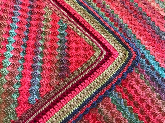 colourful baby blanket
