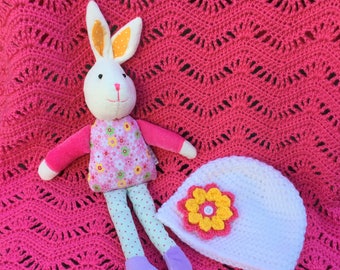 pink crochet baby blanket set, handmade baby set gift for girls, baby blanket