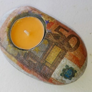 CANDLE HOLDER, CLIP HOLDER, MINIATURE POT, USEFUL AND DECORATIVE PAPERWEIGHT, MULTIPURPOSE STONE, image 3