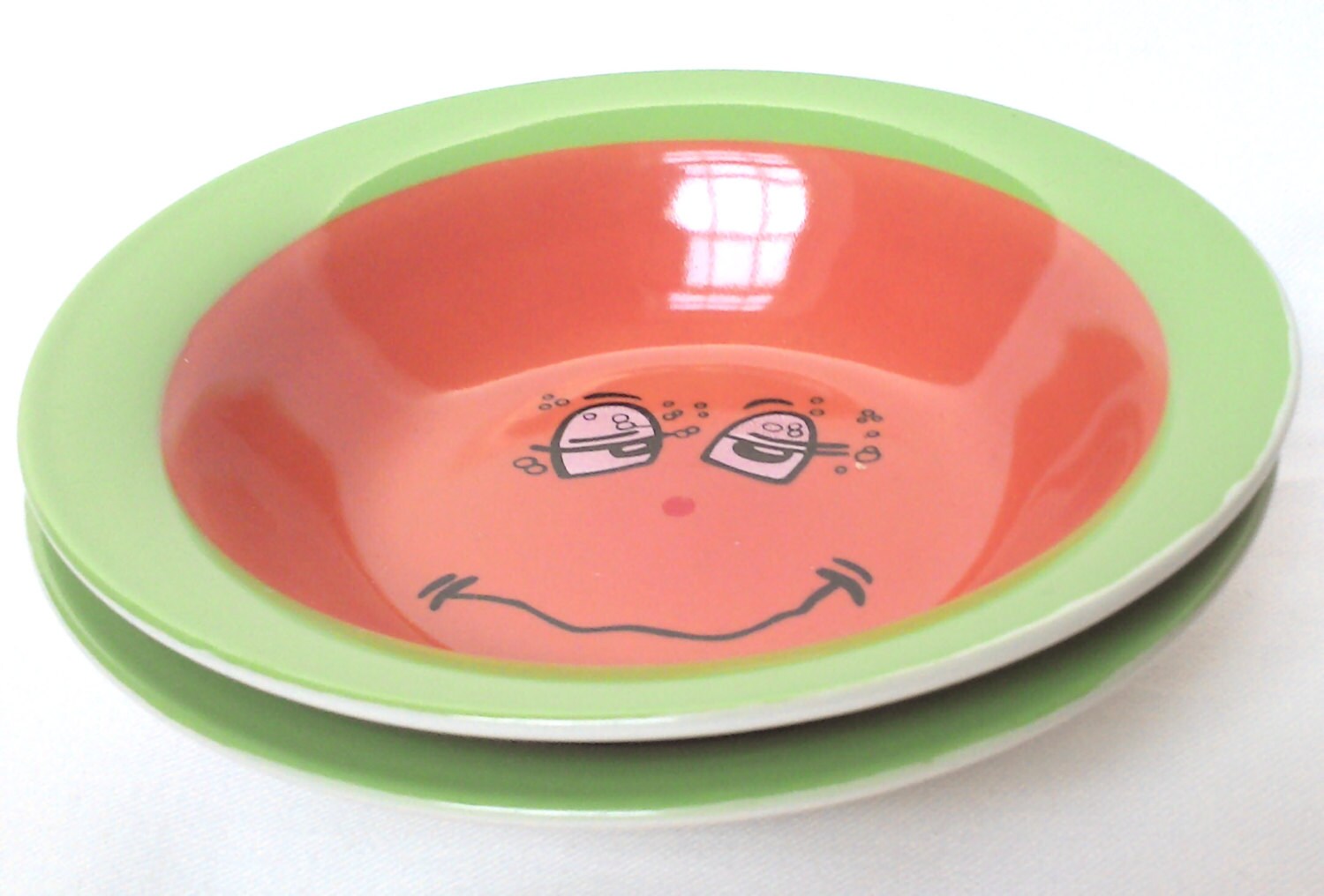 Cereal bowls Trade Winds Funny Faces Expressions set of Etsy