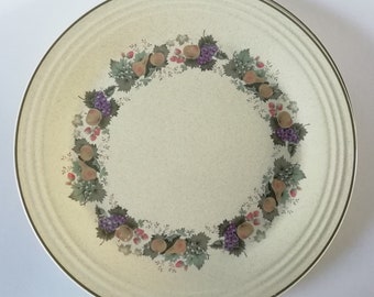 Assiette plate Royal Doulton Harvest Garland x2 - LS1018 Lamberthware 1976