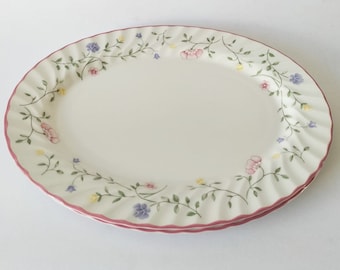 Set of 2 Johnson Brothers Summer Chintz Oval Meat Plates