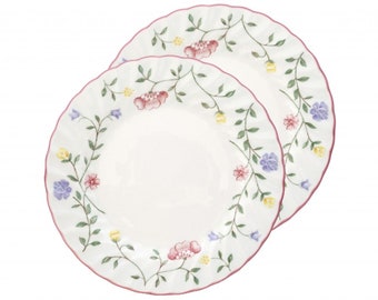 Set of 2 Summer Chintz salad plates - Johnson Brothers plates 8 1/2 inches