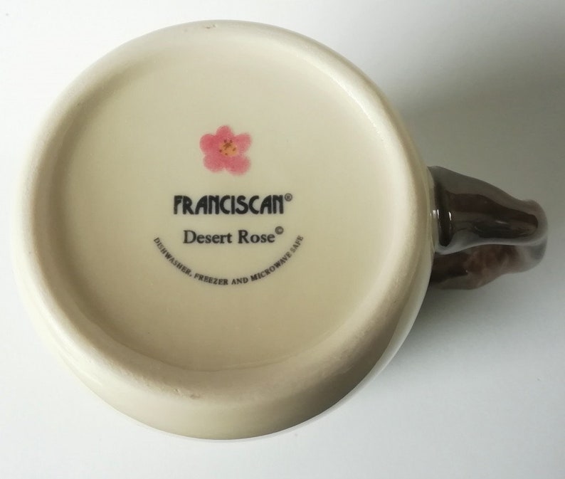 Franciscan Desert Rose Mugs x 2 Large coffee mugs Etsy
