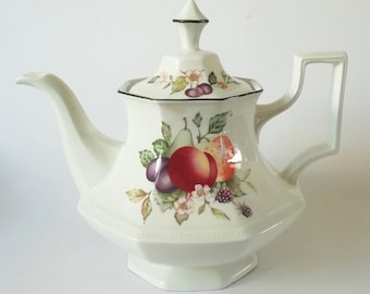 Johnson Brothers Fresh Fruit Teapot - English Tea Pot