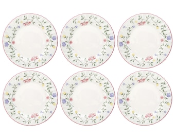 サマーチンツティープレート6枚セット - ジョンソンブラザーズ小皿6 3/4インチ