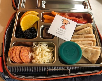 Tarjetas Baha'í para la lonchera, citas inspiradoras (descarga digital)