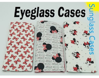 Eyeglass/Sunglass Case, Whimsical Character motif, Lined/Padded, Adults, Teens, Kids -glasses not included-