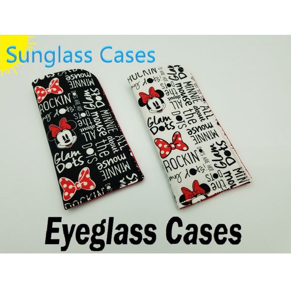 Eyeglass/Sunglass Case, Playful Dots motif, Lined/Padded, Adults, Teens, Kids -glasses not included-