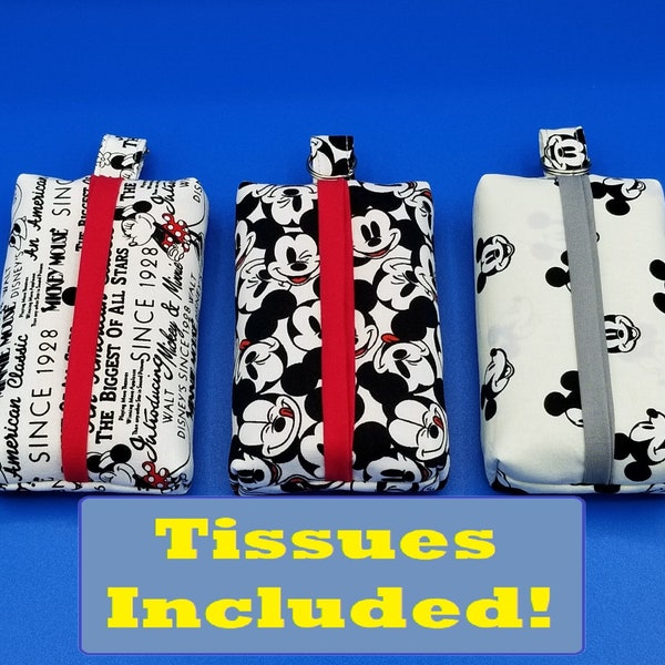 Tissue holder, Travel Size, Theme Park Motif, Adults, Teens, Kids, Tissues Included