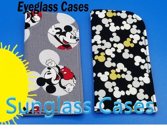 Eyeglass/Sunglass Case, Character motif, Lined/Padded, Adults, Teens, Kids -glasses not included-